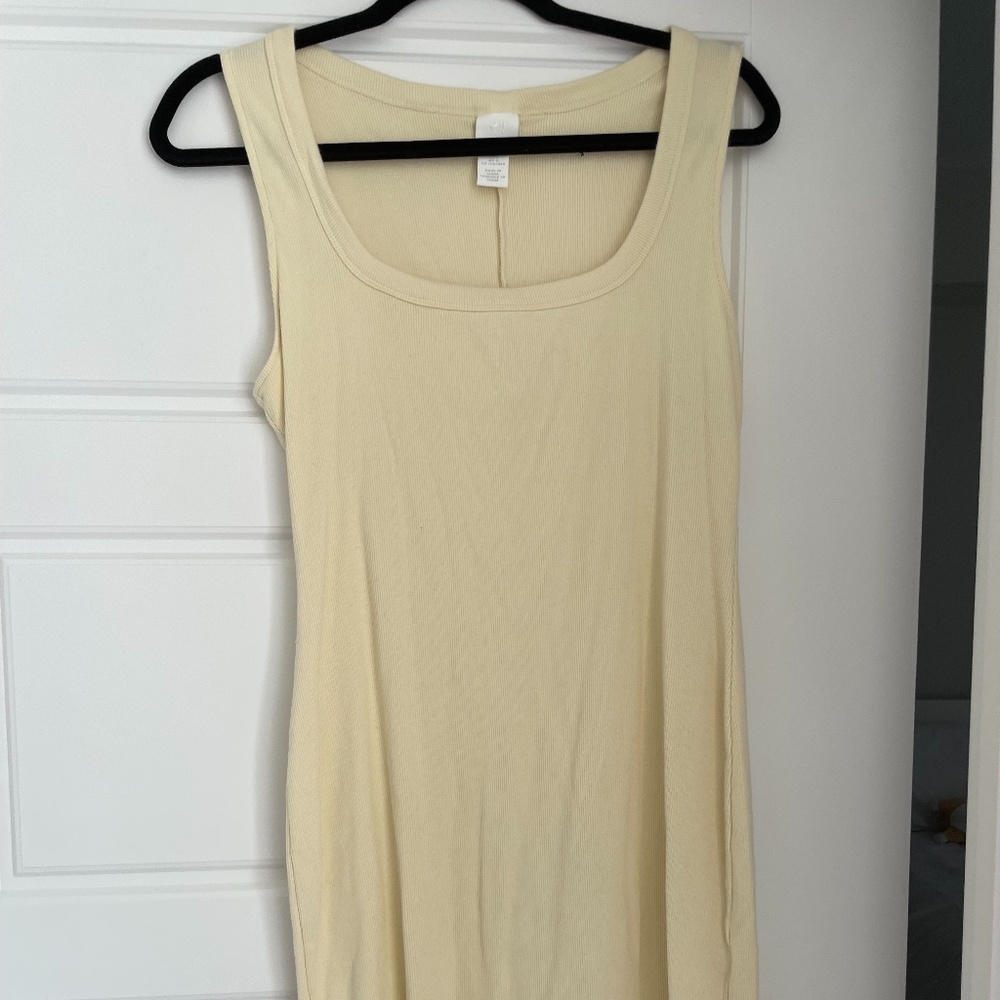H&M Yellow TankTop Dress